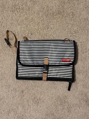 Skip Hop striped diaper changing pad